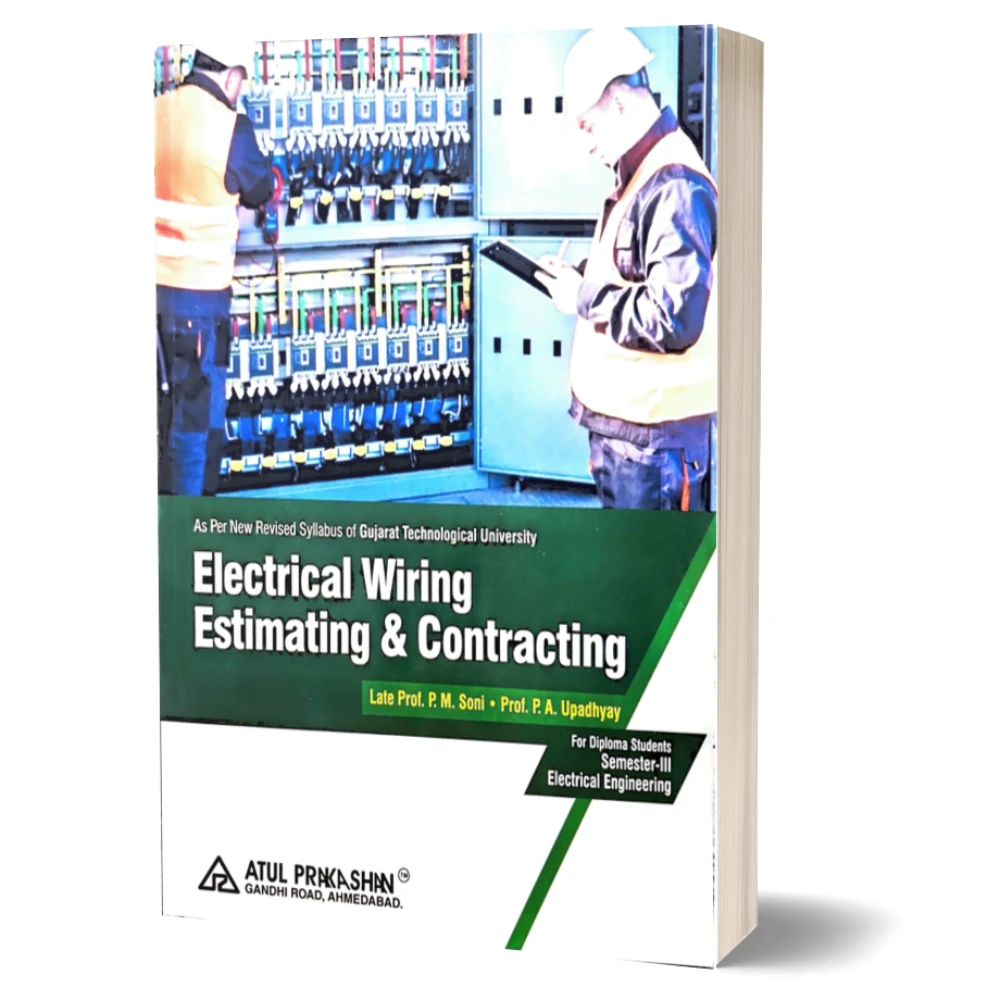 3rd Sem Diploma Electrical Wiring Estimating and Contracting (English) 2025 Edition By PM Soni | Atul Prakashan