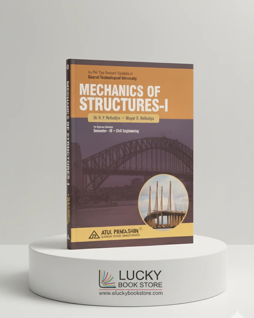 3rd Sem Diploma Mechanics of Structure-1 (English) 2025 Edition by RP Rathaliya | Atul Prakashan