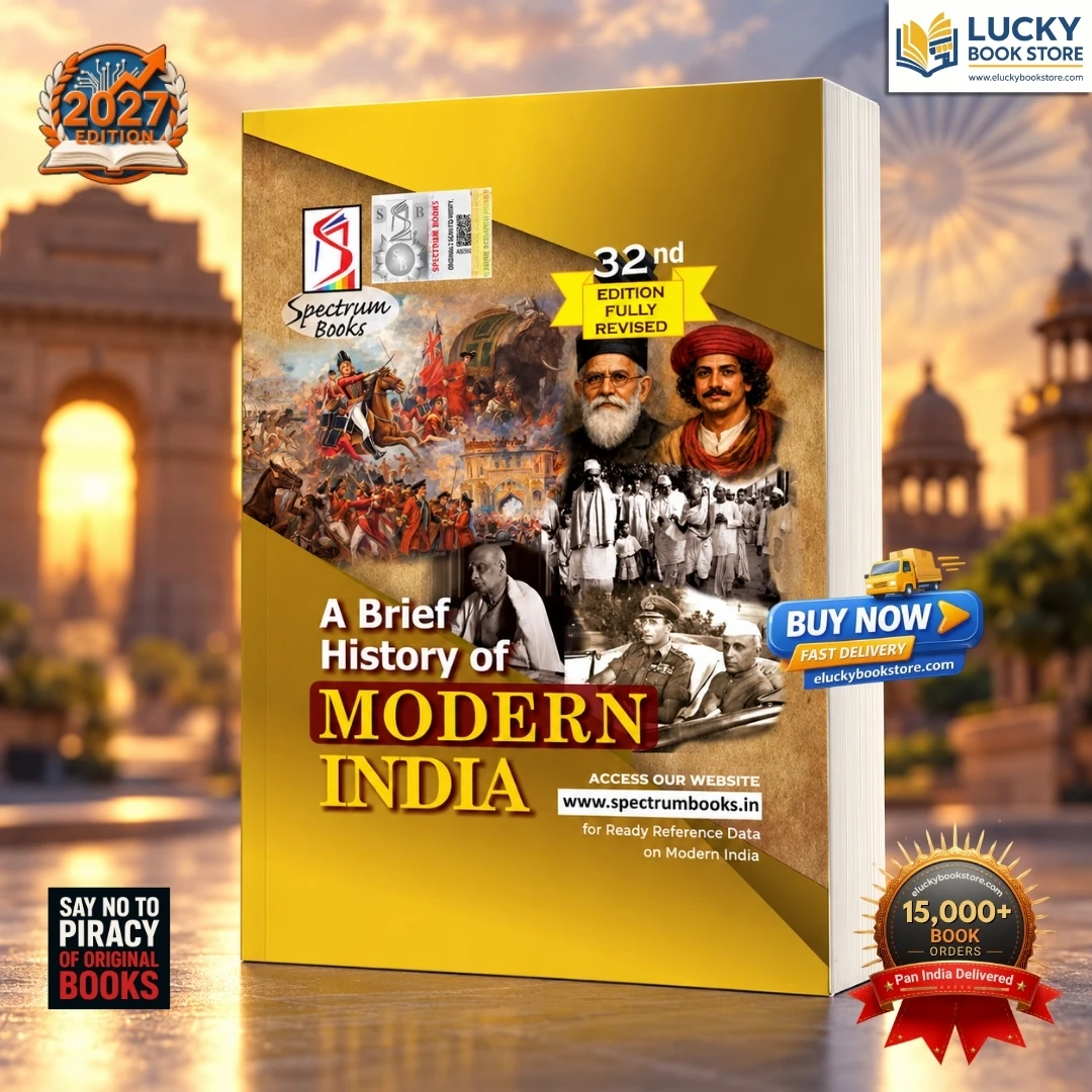 Spectrum Brief History of Modern India | 32nd Edition 2027 | Rajiv Ahir