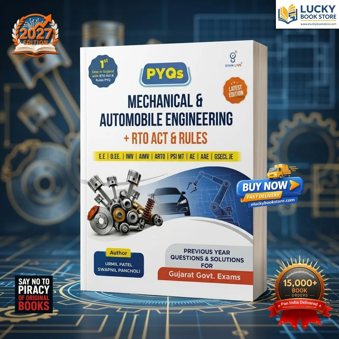 PYQs Mechanical and Automobile Engineering + RTO Act and Rules | 2026 Edition | English | Urmil Patel, Swapnil Pancholi | Gyan Live