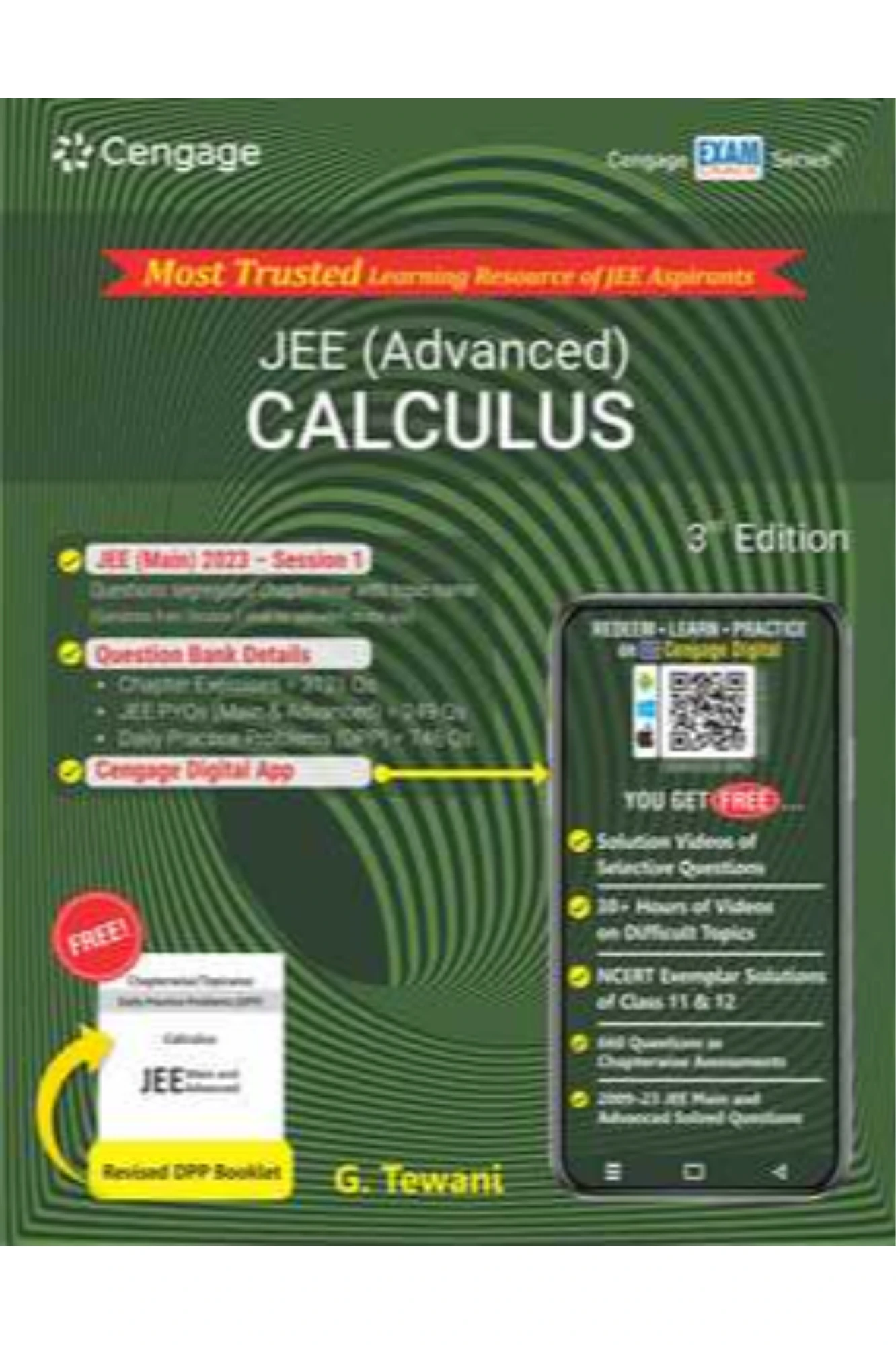 JEE (Advanced) Calculus 3rd Edition | G Tewani | Cengage