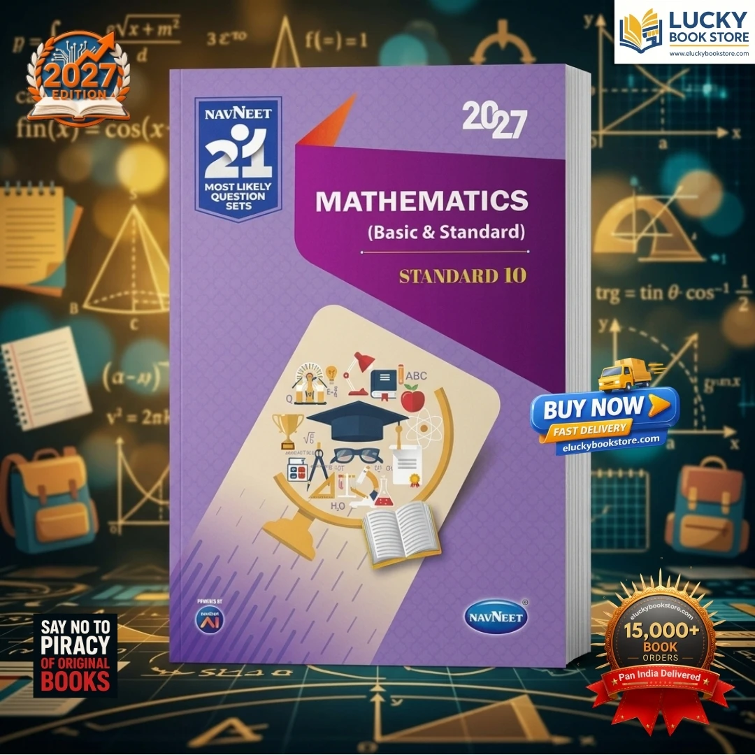 Std 10 21 Most Likely Question Sets Mathematics (Basic and Standard) | English | 2027 Edition | Navneet