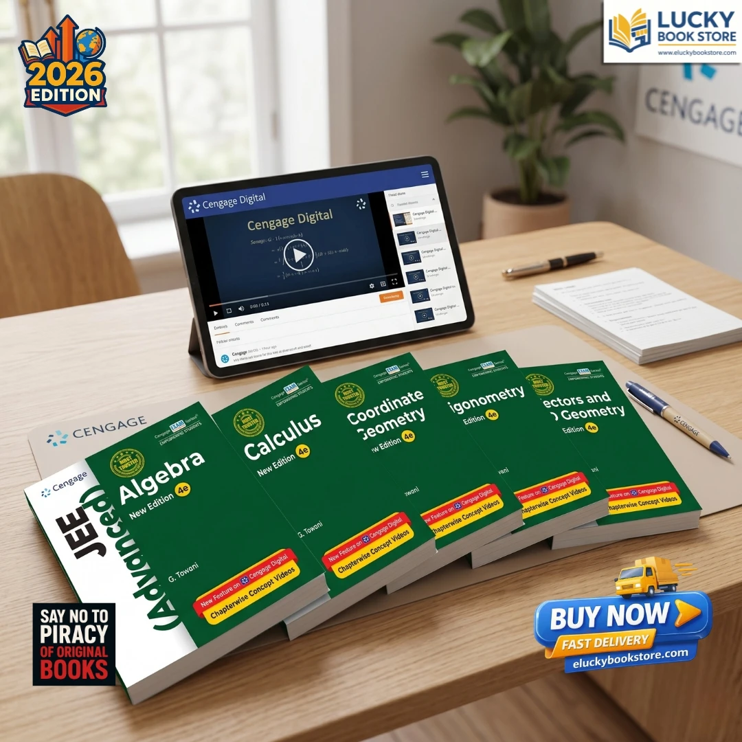 JEE(Advanced) Mathematics | 5 Books Combo | Calculus, Algebra, Coordinate Geometry, Vectors & 3D Geometry, Trigonometry | 4th Edition 2026 | G Tewani | Cengage