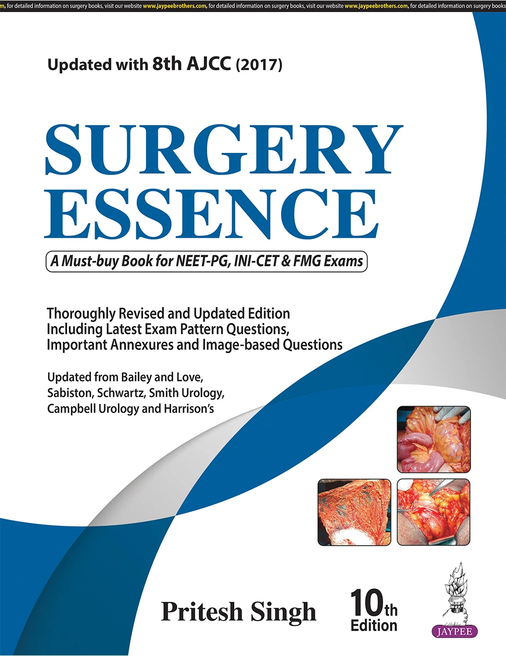 Surgery Essence 10th Edition 2025 by Pritesh Singh | Jaypee