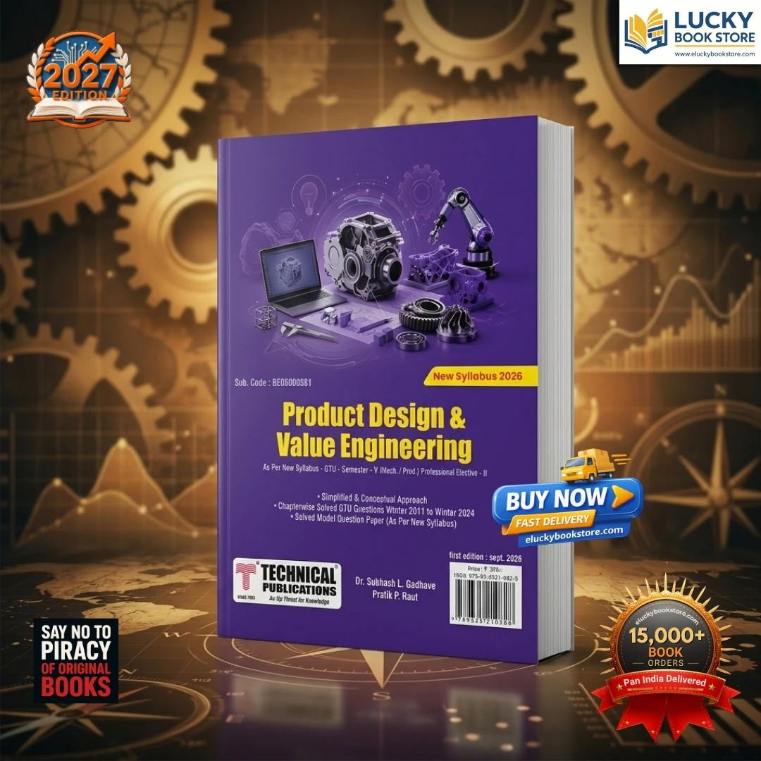 5th Sem BE Product Design and Value Engineering | 2026 Edition | Technical