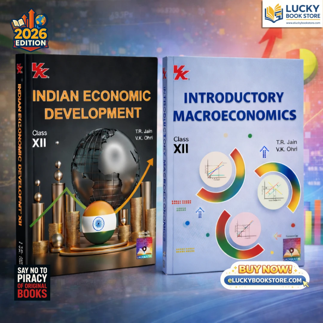Class 12 CBSE Introductory Macroeconomics and Indian Economic Development(Combo of 2 Books) 2026 Edition by TR Jain and VK Ohri | VK Global Publication