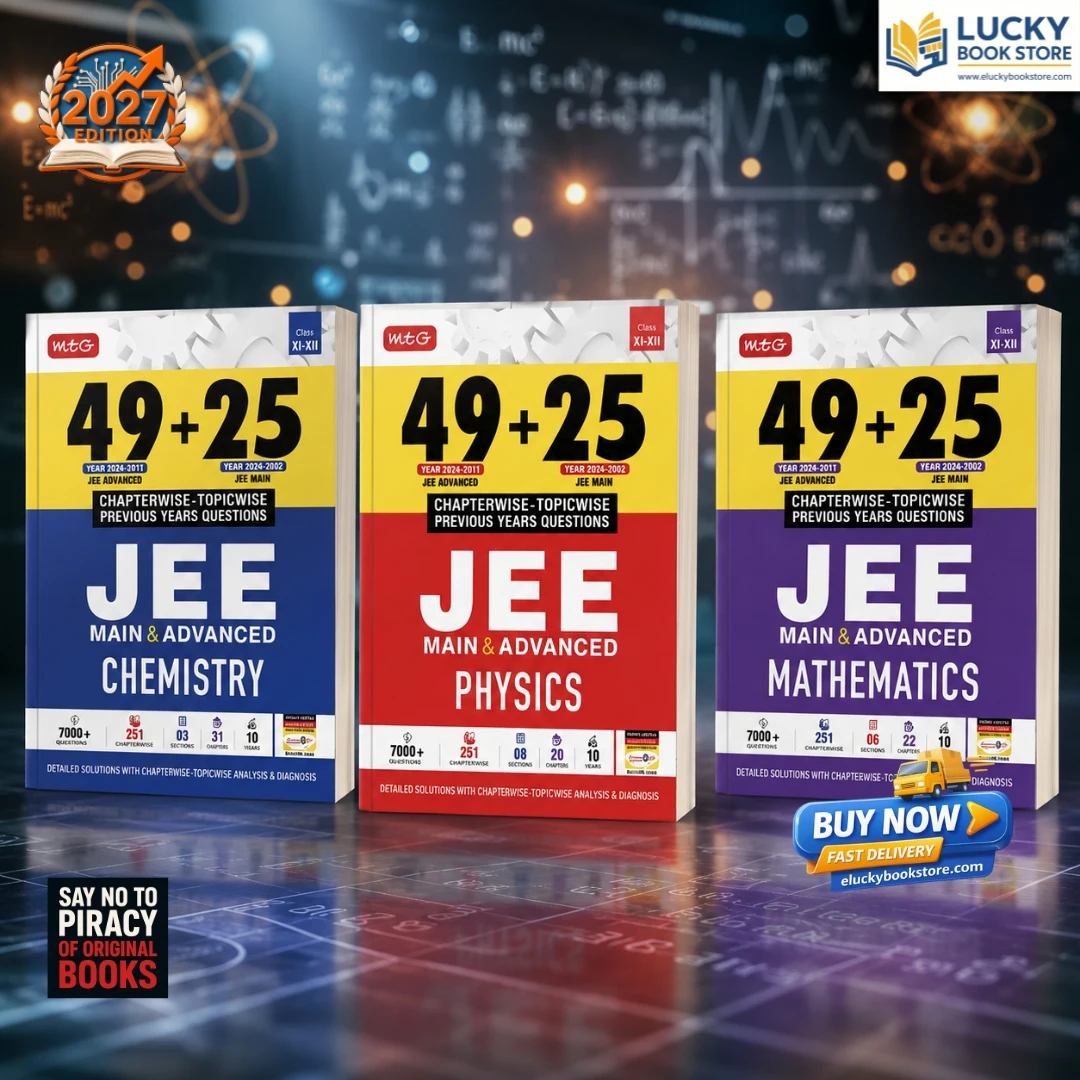 49+25 Years JEE Main and Advanced Physics, Chemistry and Mathematics | 2026 Edition | MTG