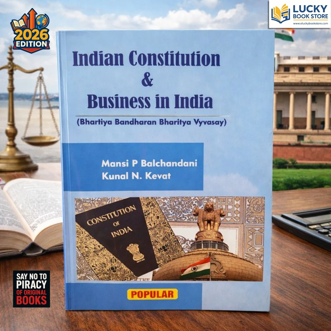 FY BBA Sem-2 Indian Constitution and Business in India 2026 Edition by Mansi Balchandani, Kunal Kevat | Popular