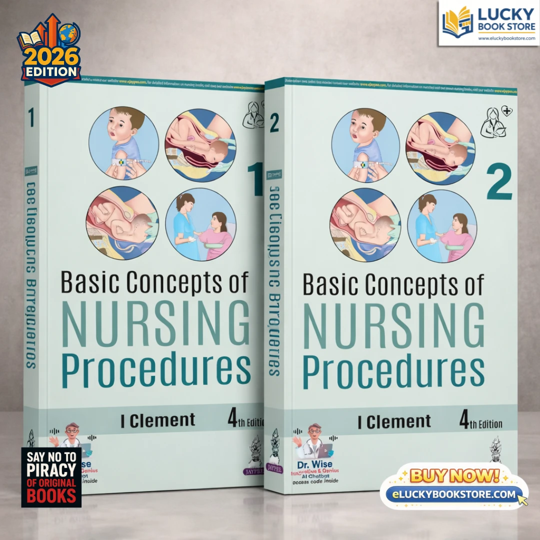 Basic Concepts of Nursing Procedures (2 Vols) 4th Edition 2026 by I CLEMENT | Jaypee