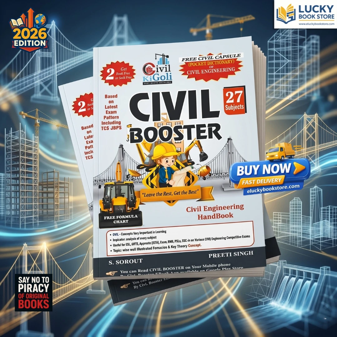 Civil Booster Handbook Of Civil Engineering + Rocket Chart + Civil Capsule | May 2025 Edition | Civil ki Goli | S Sorout