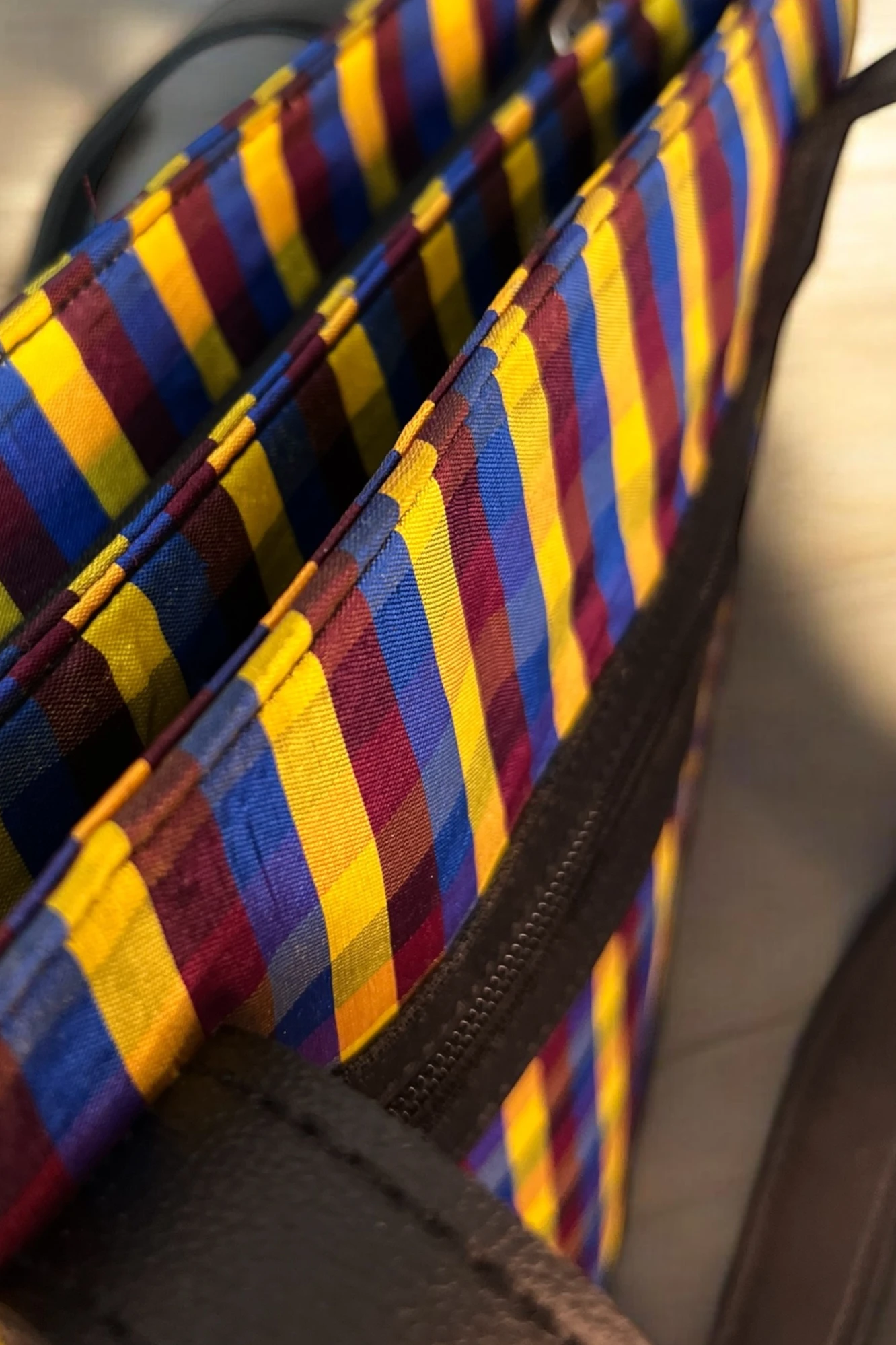The Kalai Tote Madras Checks Blue