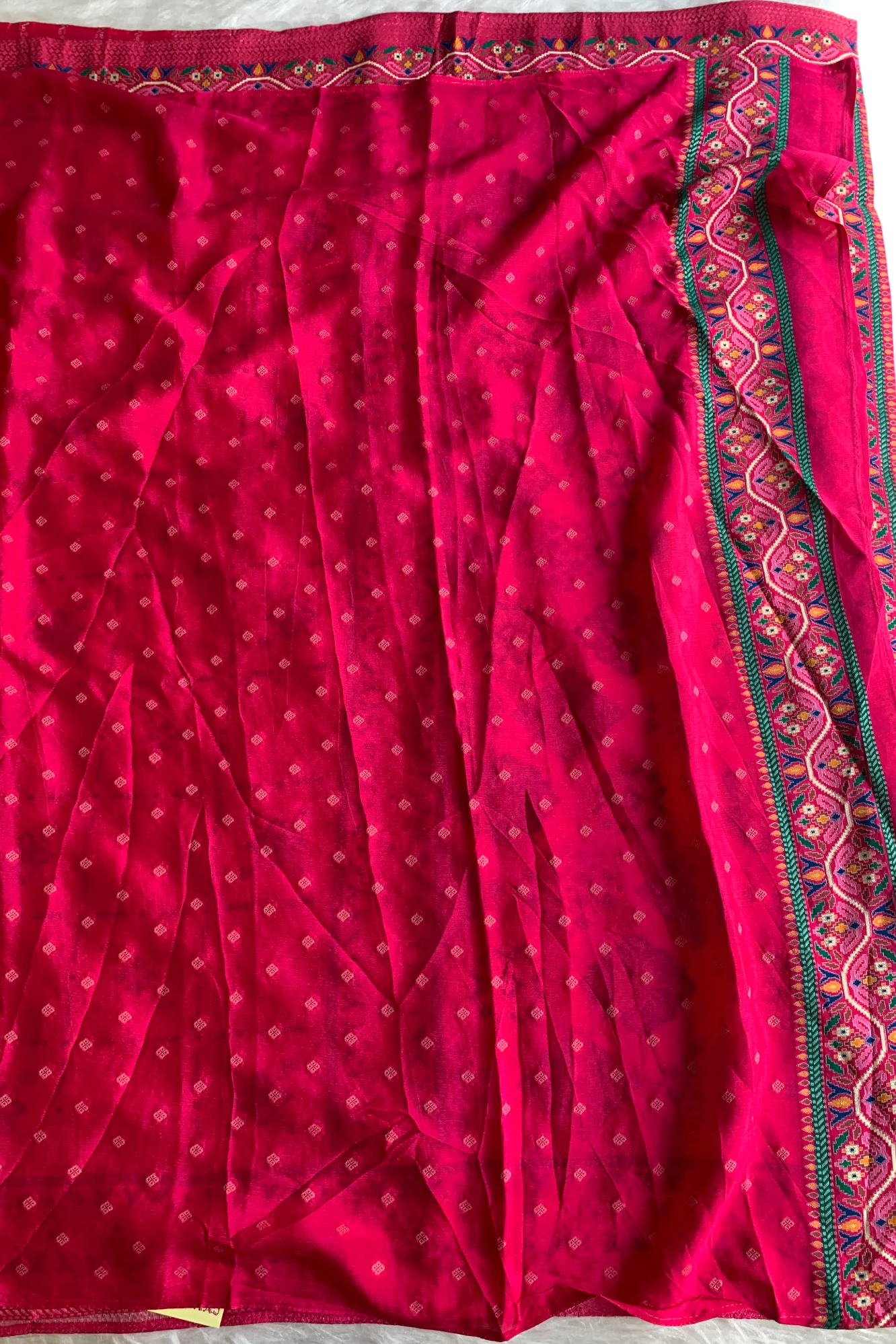 Red Patola Design Banarasi Saree 5776 04