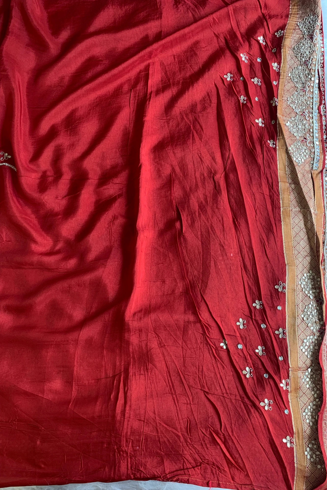 Pink Embellished Banarasi Saree 4836 13