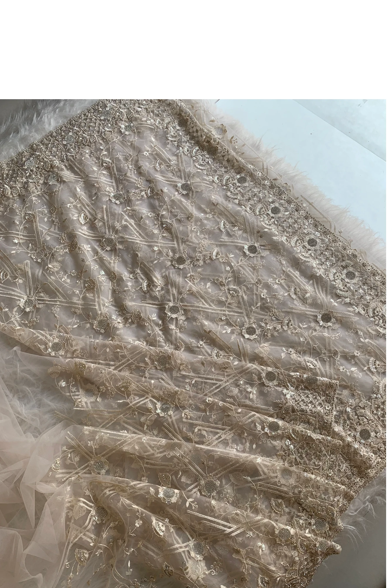 White Net Saree 5292 16