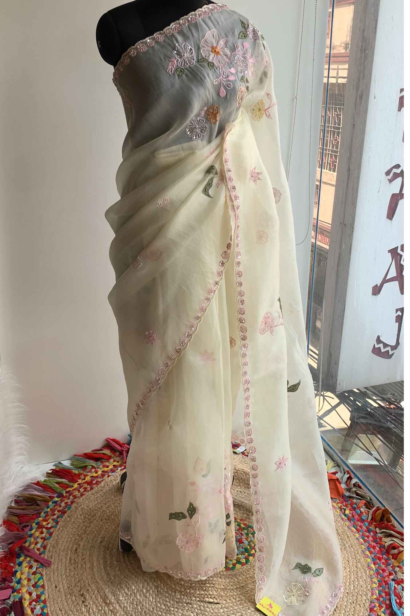 Butter Kora Silk Saree 5750 13