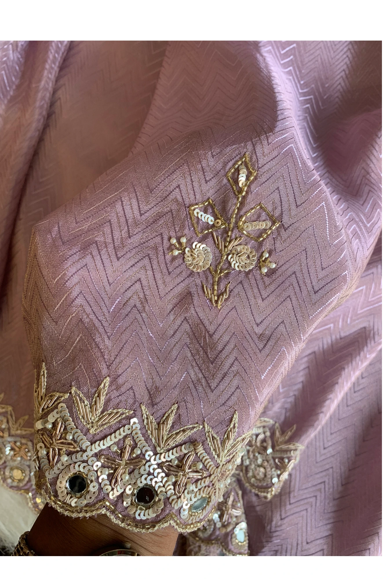 Purple Kanchi Silk Saree 5453 04
