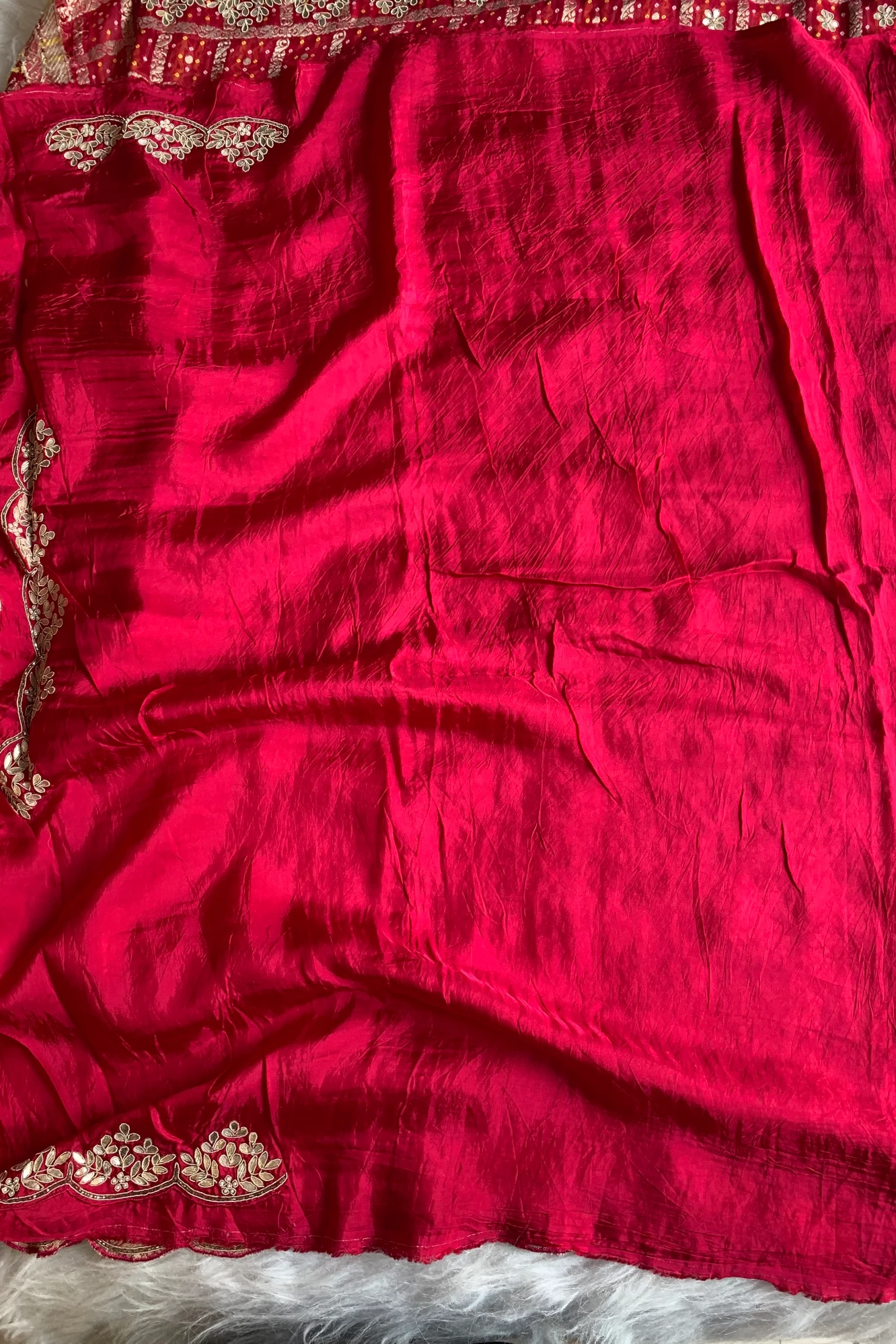 Pink Gharchola Gota Patti Saree 5700 14