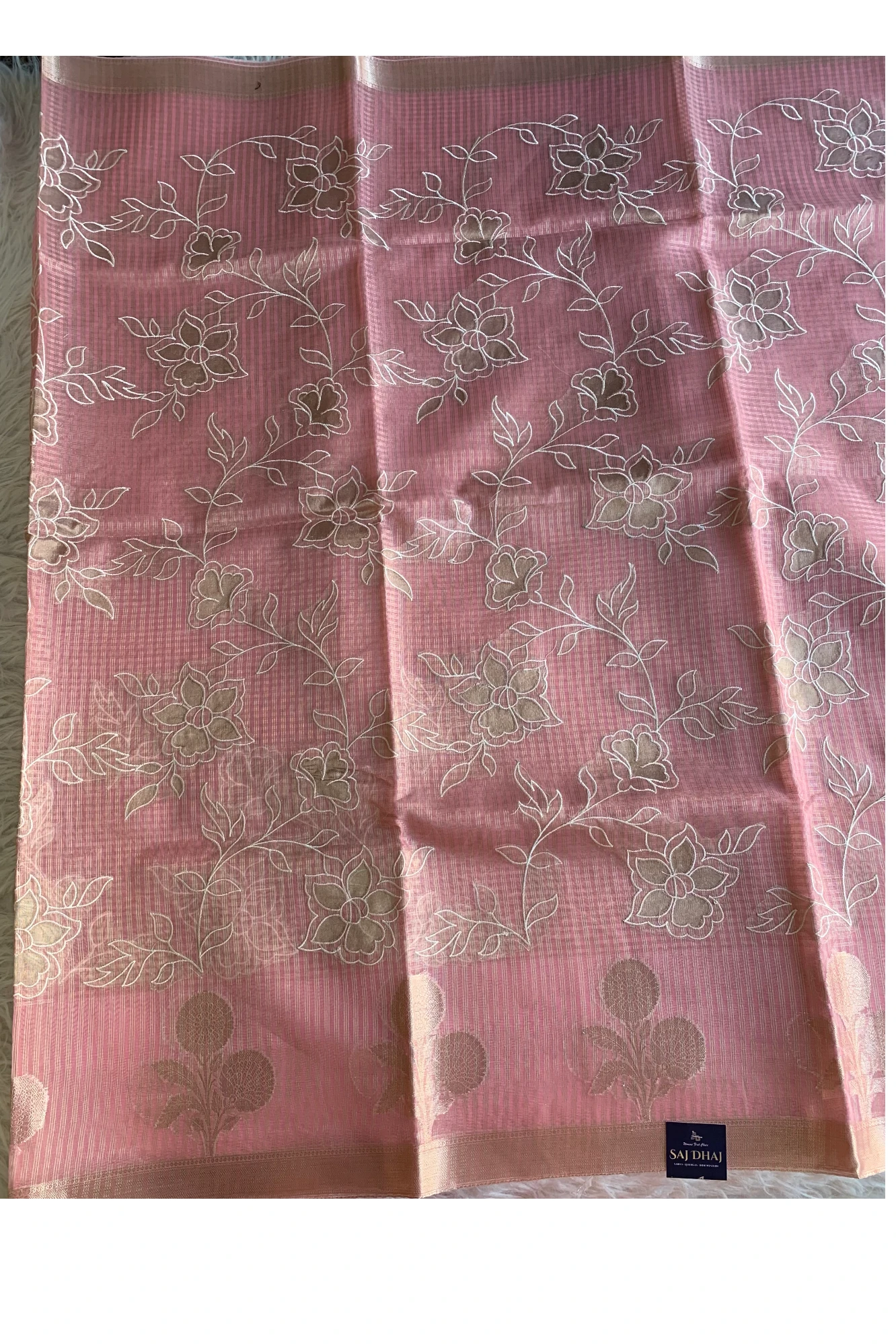 Pink Kota Banarasi Saree 5814 03