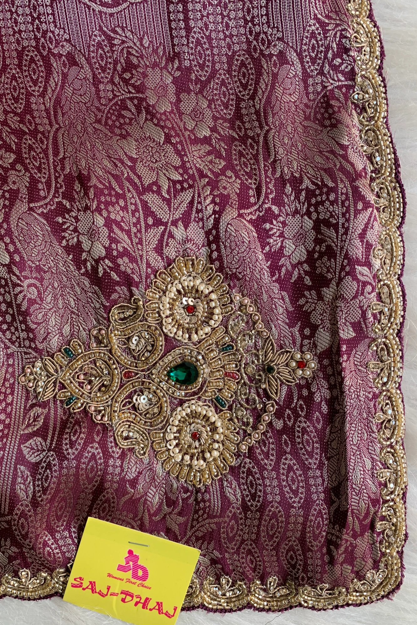 Blush Pink & Dark Pink Kanchipuram Silk Saree 5751 04