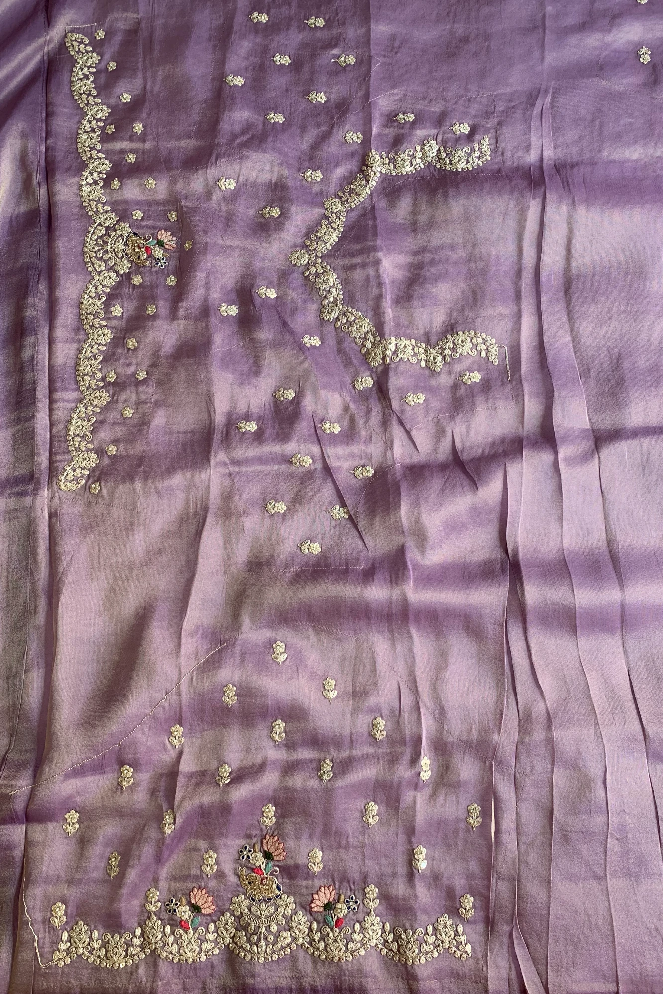Purple Tissue Saree 5777 07