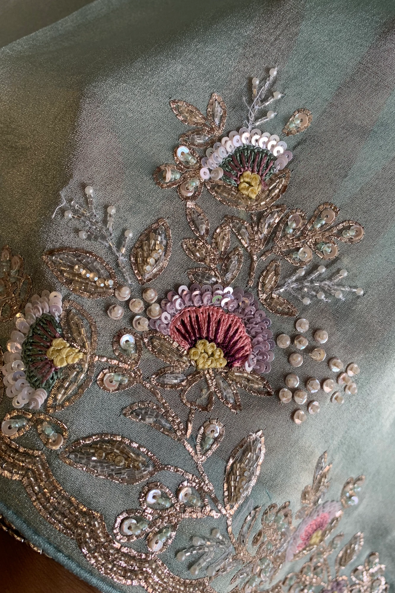 Mint Green Tissue Saree 5360 10