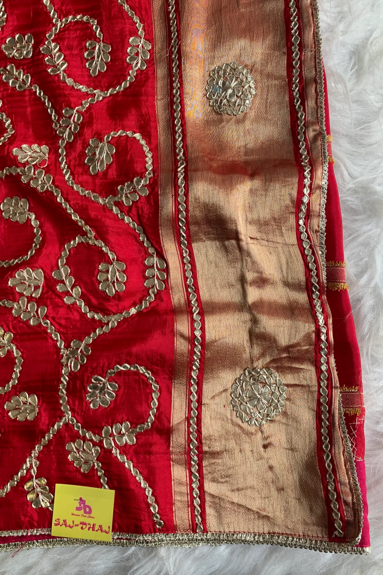 Shaded Gota Patti Gharchola Saree 5675 04