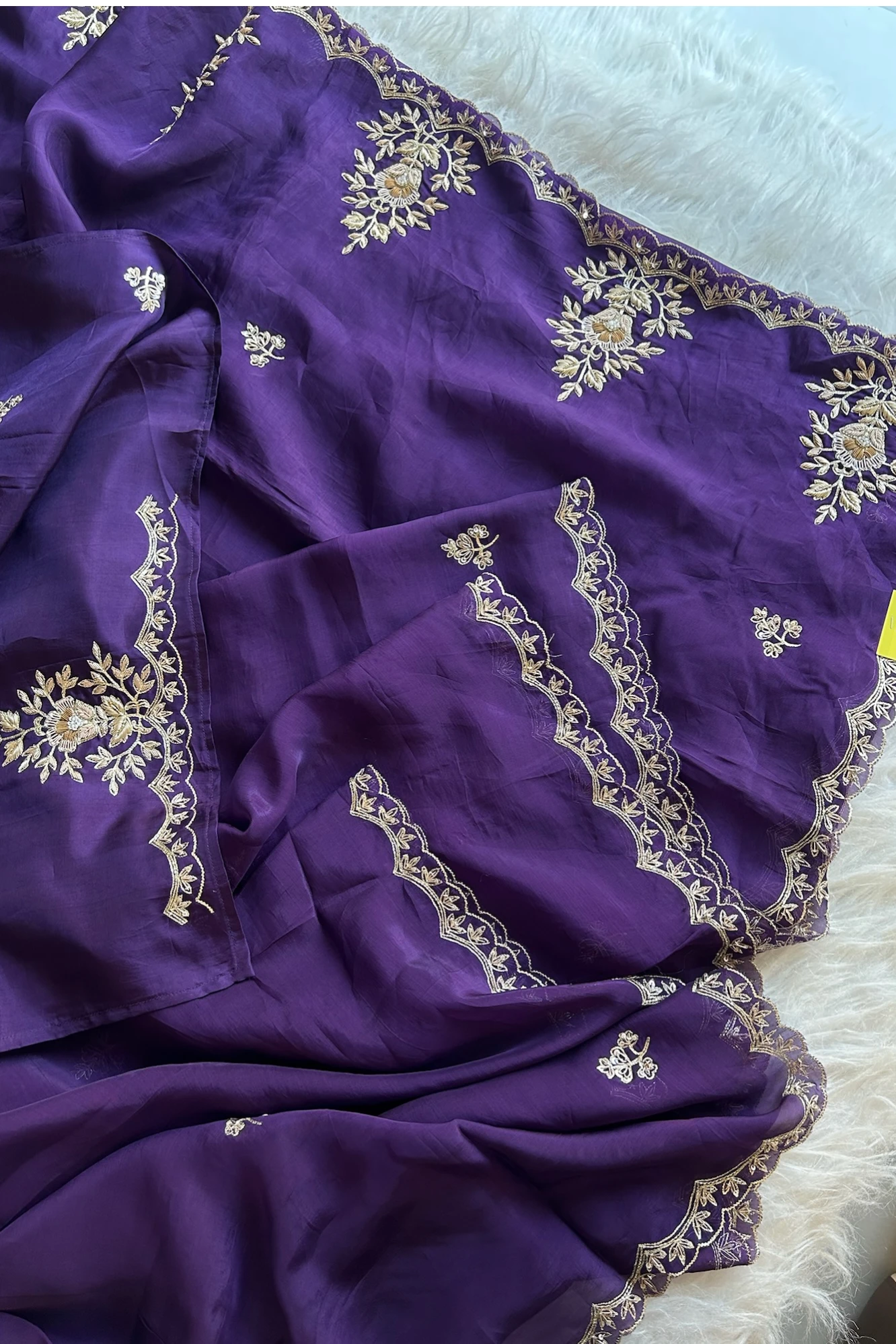 Jayanti Reddy Purple Russian Silk Saree 5764 09