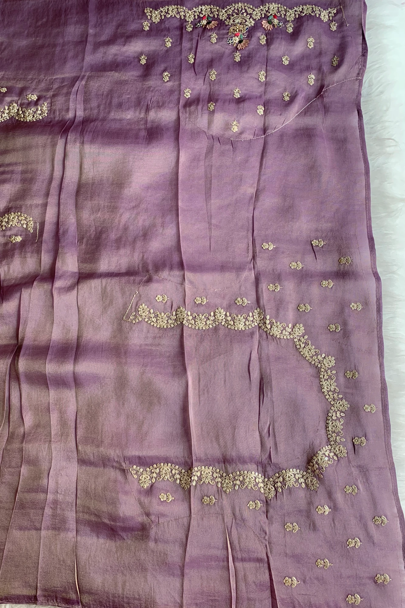 Purple Tissue Saree 5777 07