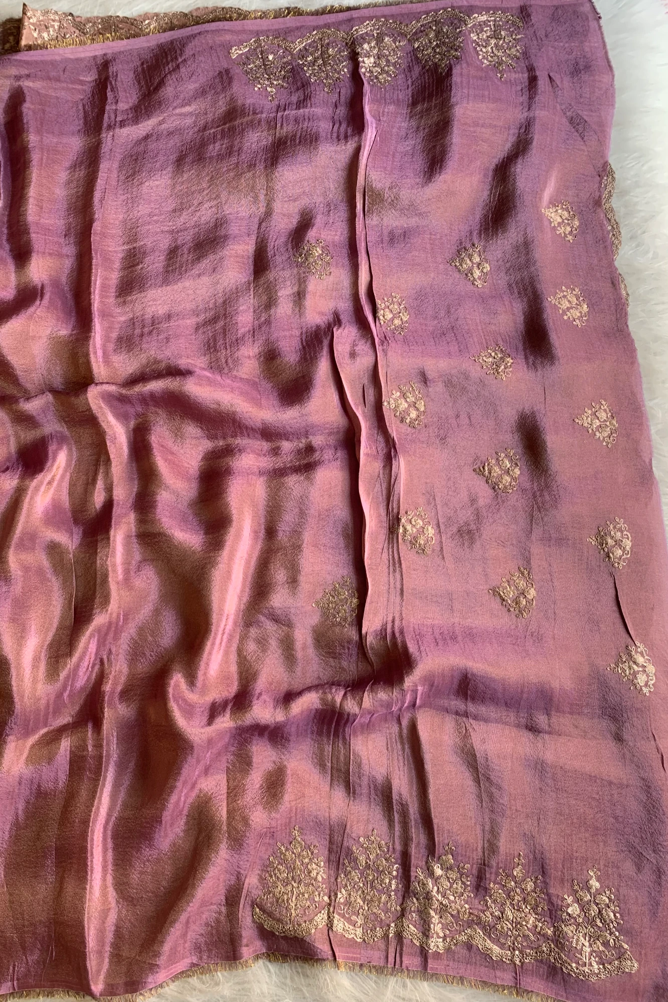 Lilac Ombre Pittan Tissue Saree 5798 01