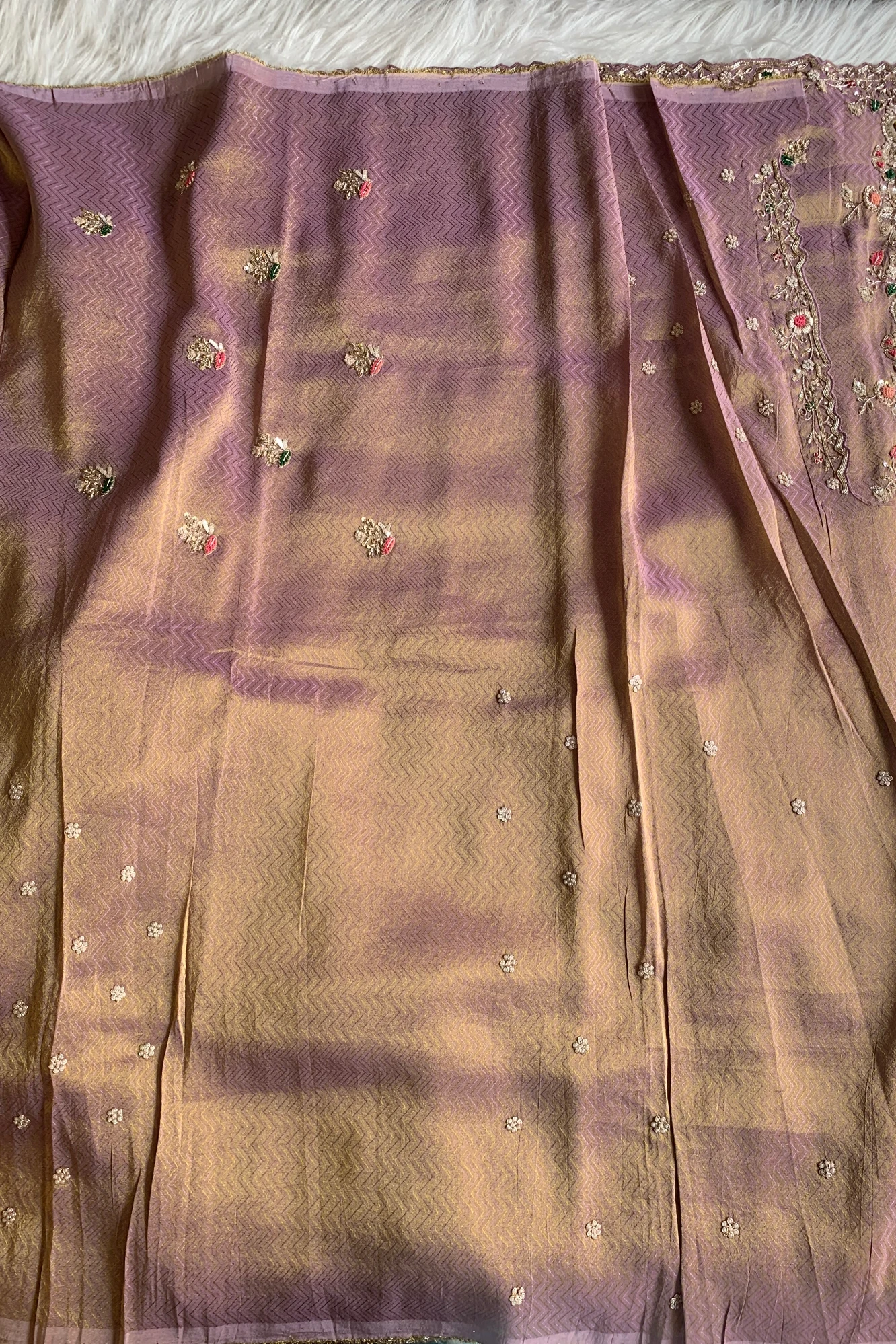 Purple Kanchipuram Silk Saree 5535 12