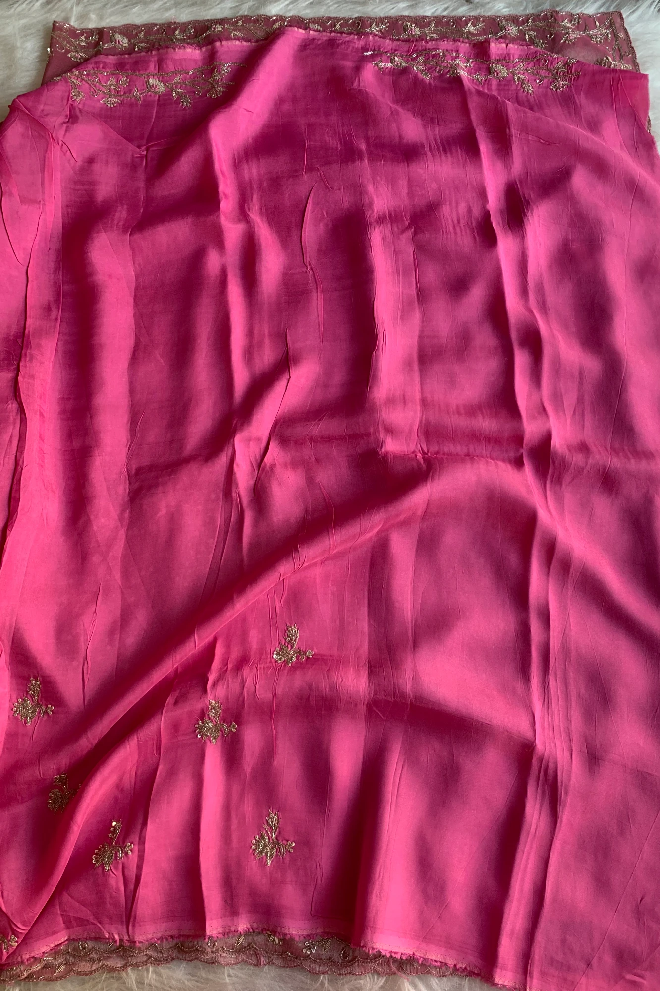 Onion Pink Tissue Saree 5792 02