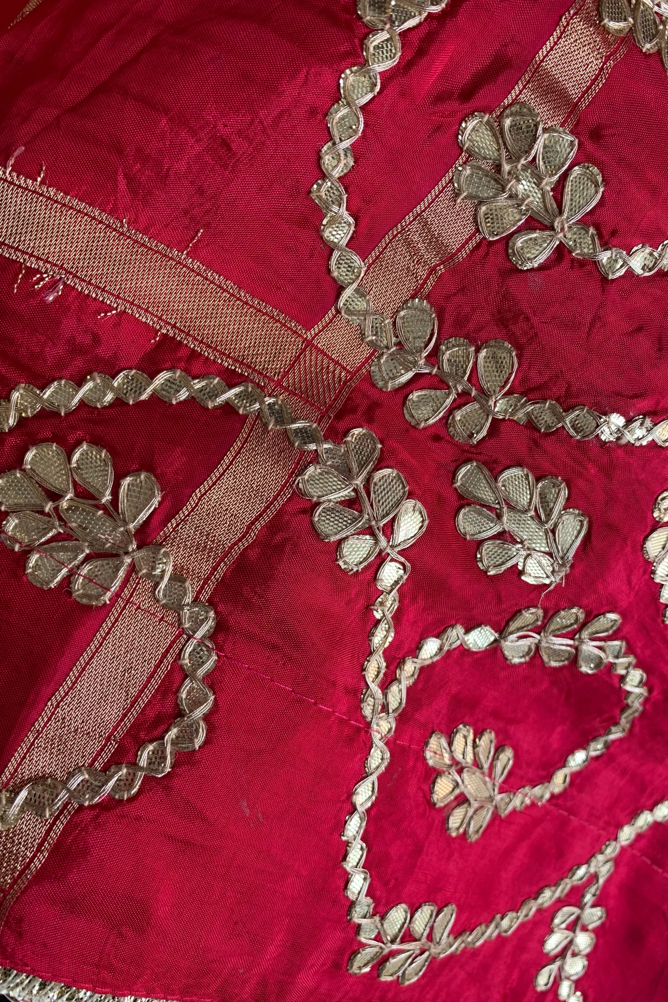 Shaded Gota Patti Gharchola Saree 5675 04