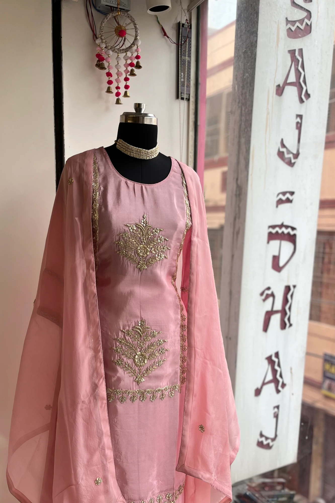 Blush Pink Gharara Set with Gotta & Dori Work 5469 01 (38)