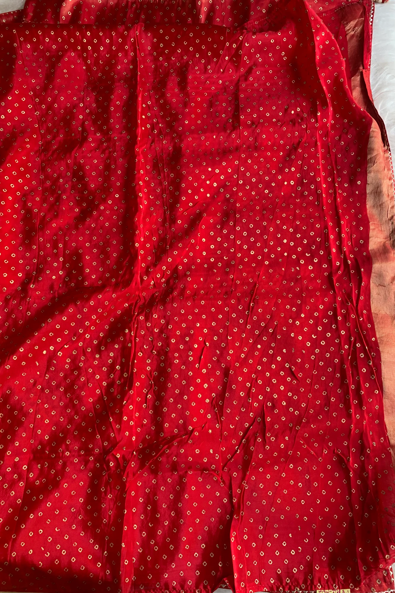 Red Ghati Banarasi Saree 5763 10