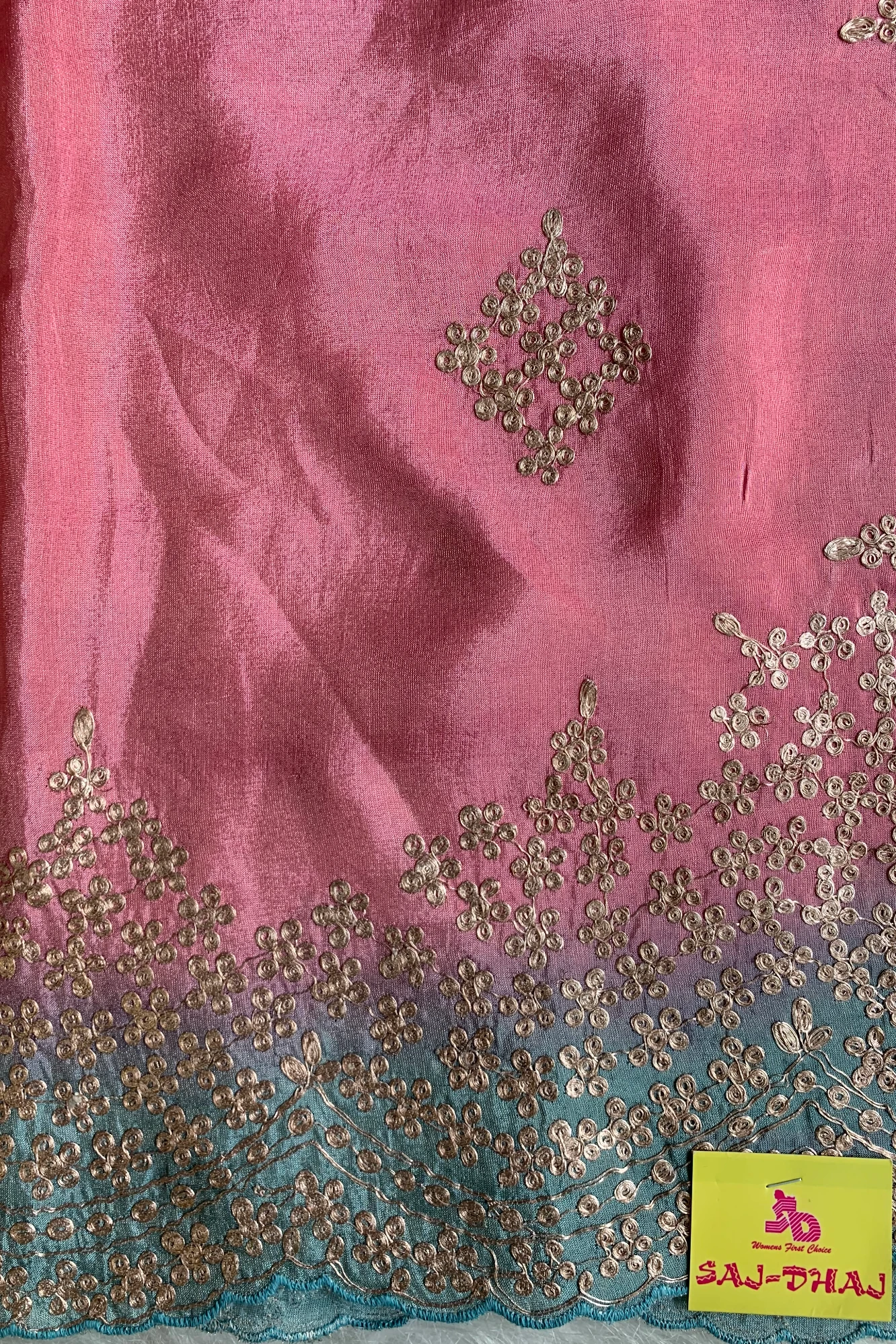 Shaded Pittan Tissue Saree 5700 13