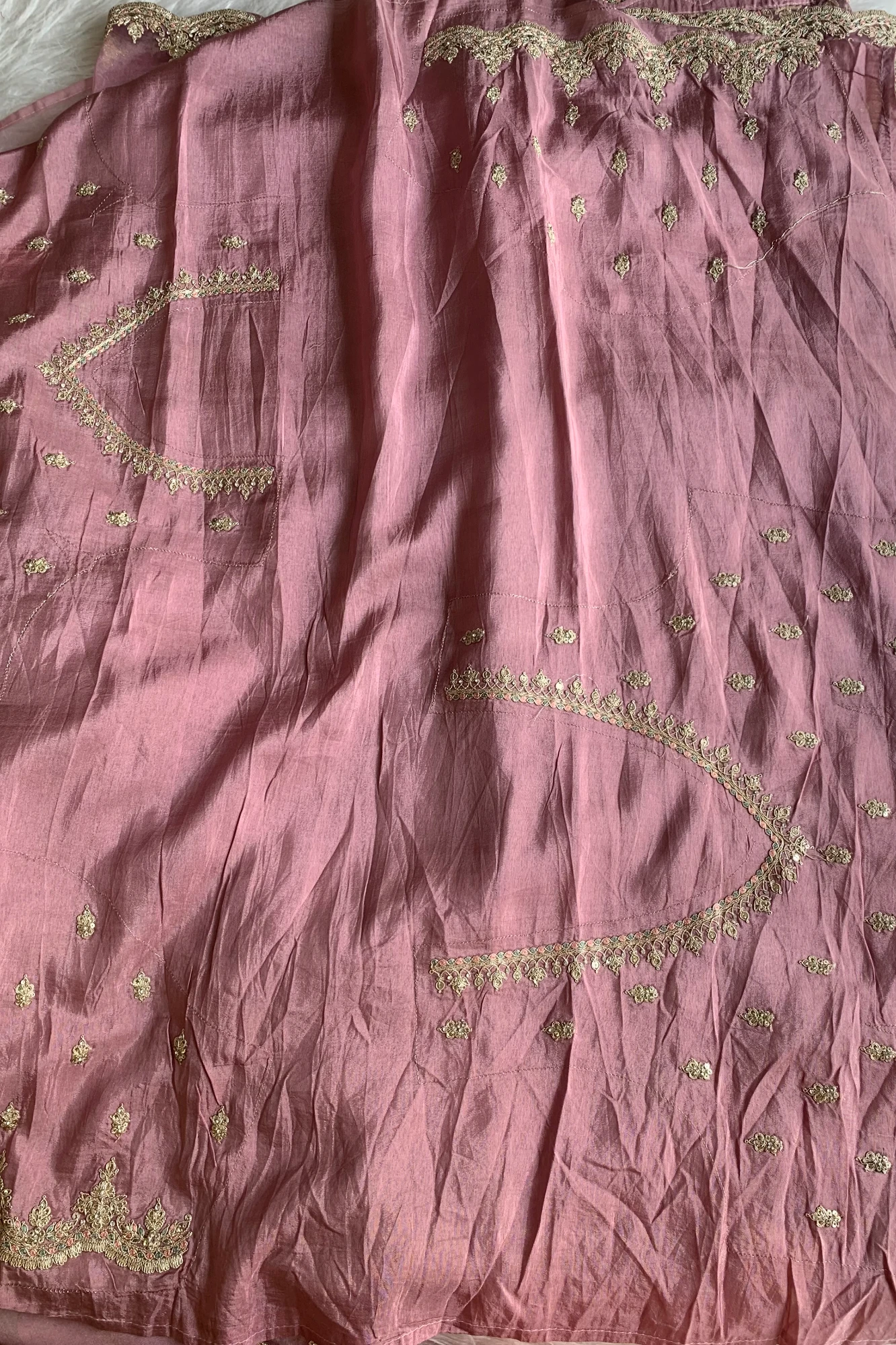 Pink Organza Saree 5777 13