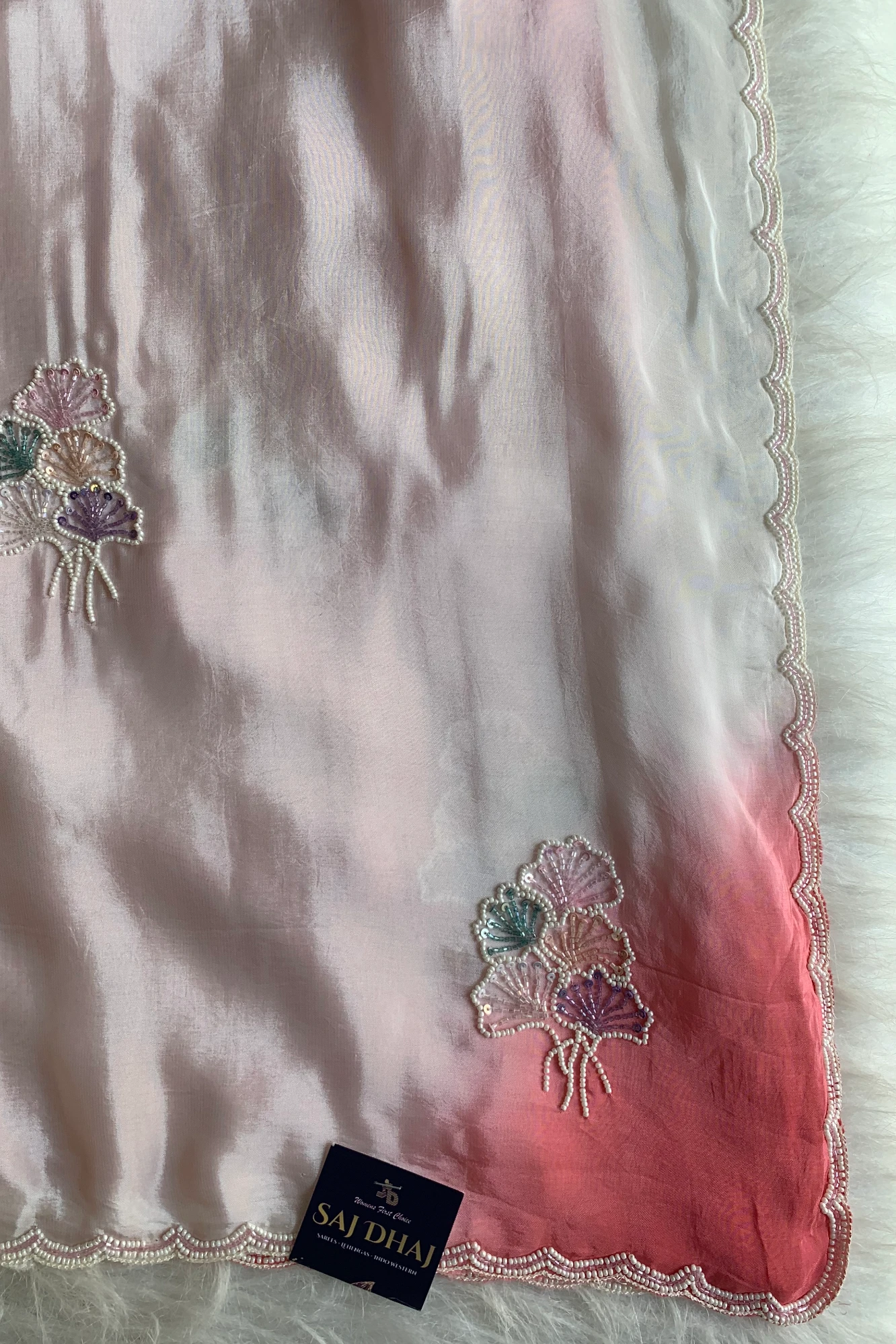 Shaded Habutai Silk Saree 5798 08