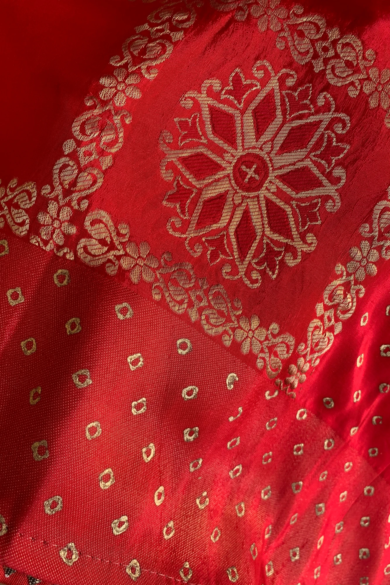Red Ghati Banarasi Saree 5763 10