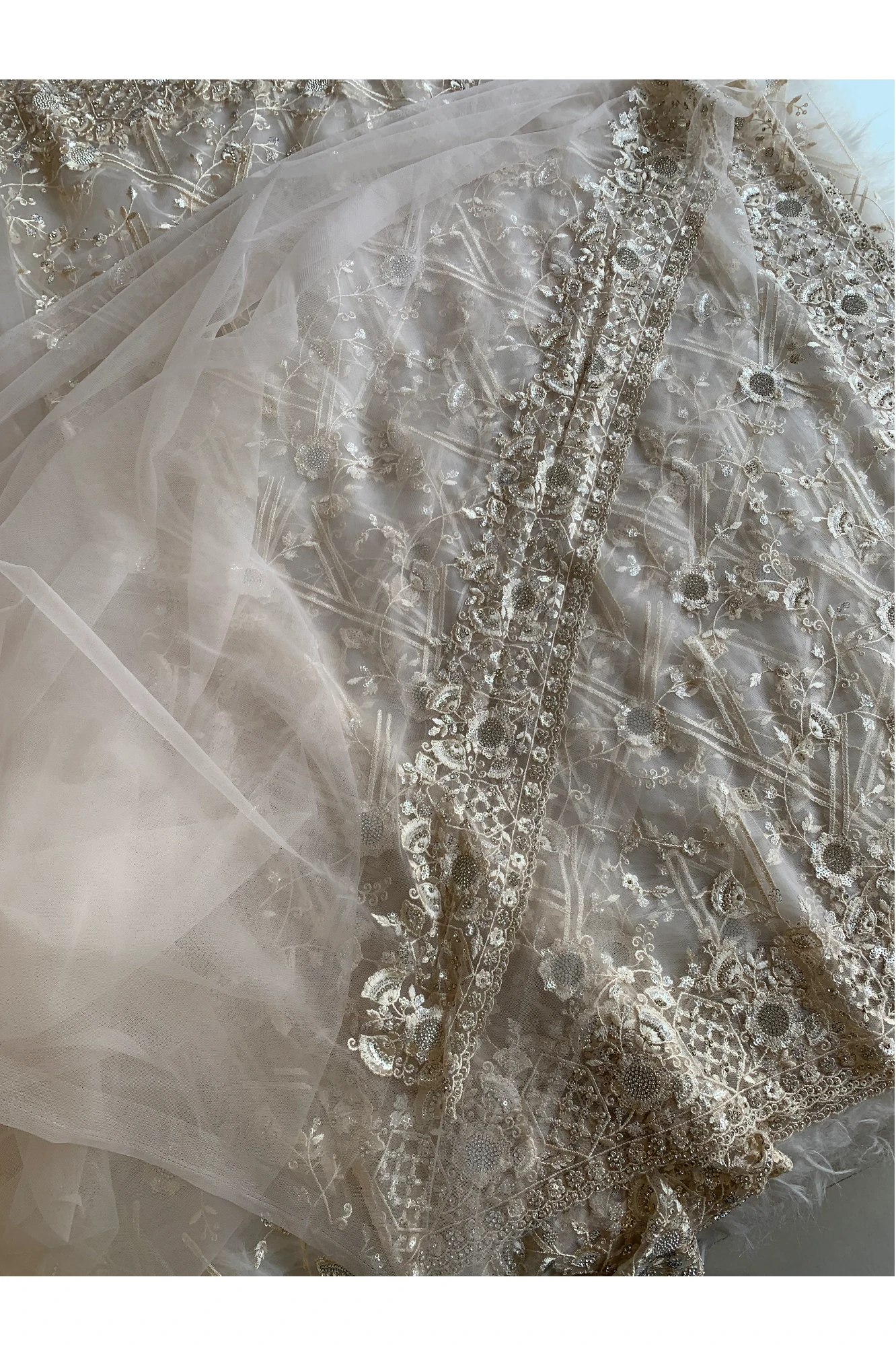 White Net Saree 5292 16