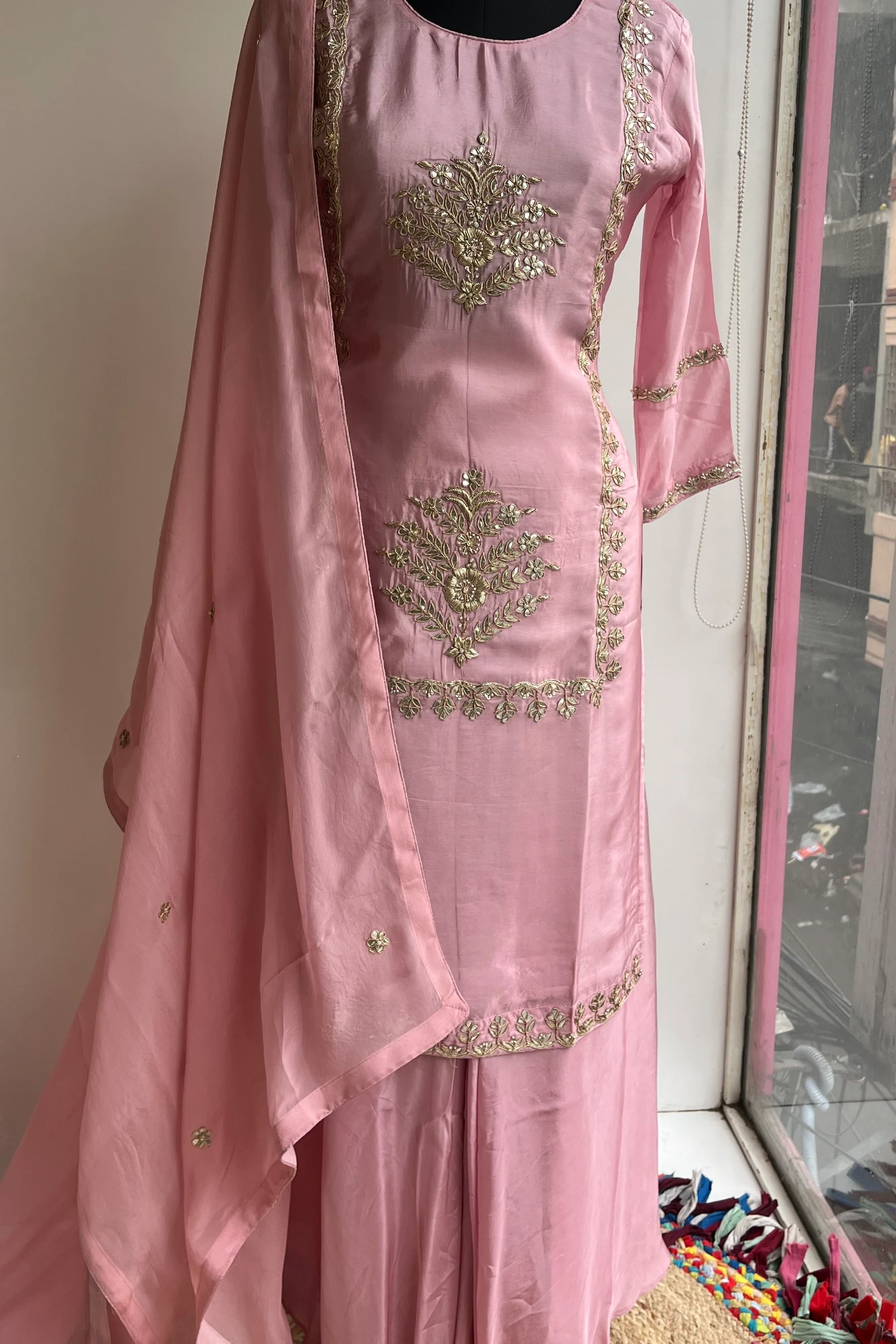 Blush Pink Gharara Set with Gotta & Dori Work 5469 01 (38)