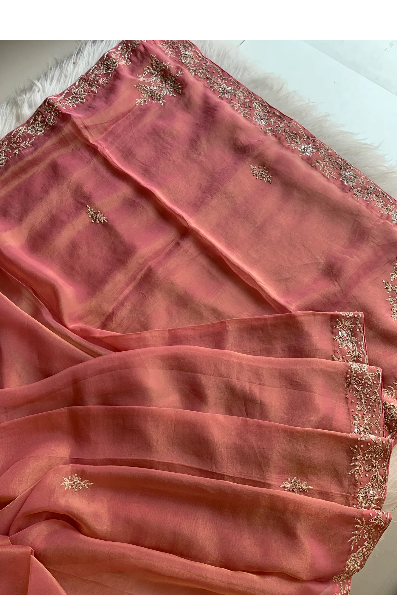 Pink Tissue Silk Saree 5792 02