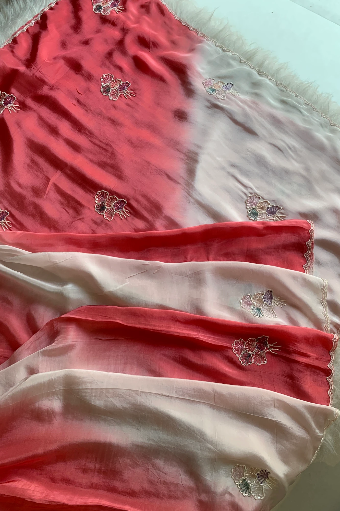 Shaded Habutai Silk Saree 5798 08