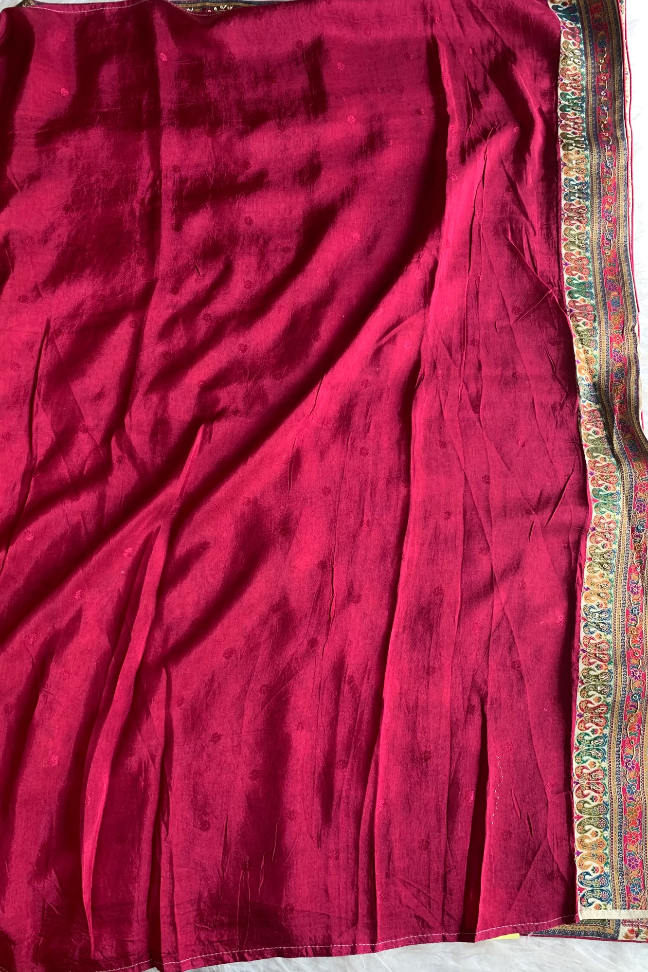 Multicolor Peacock Motif Silk Saree 5518 09