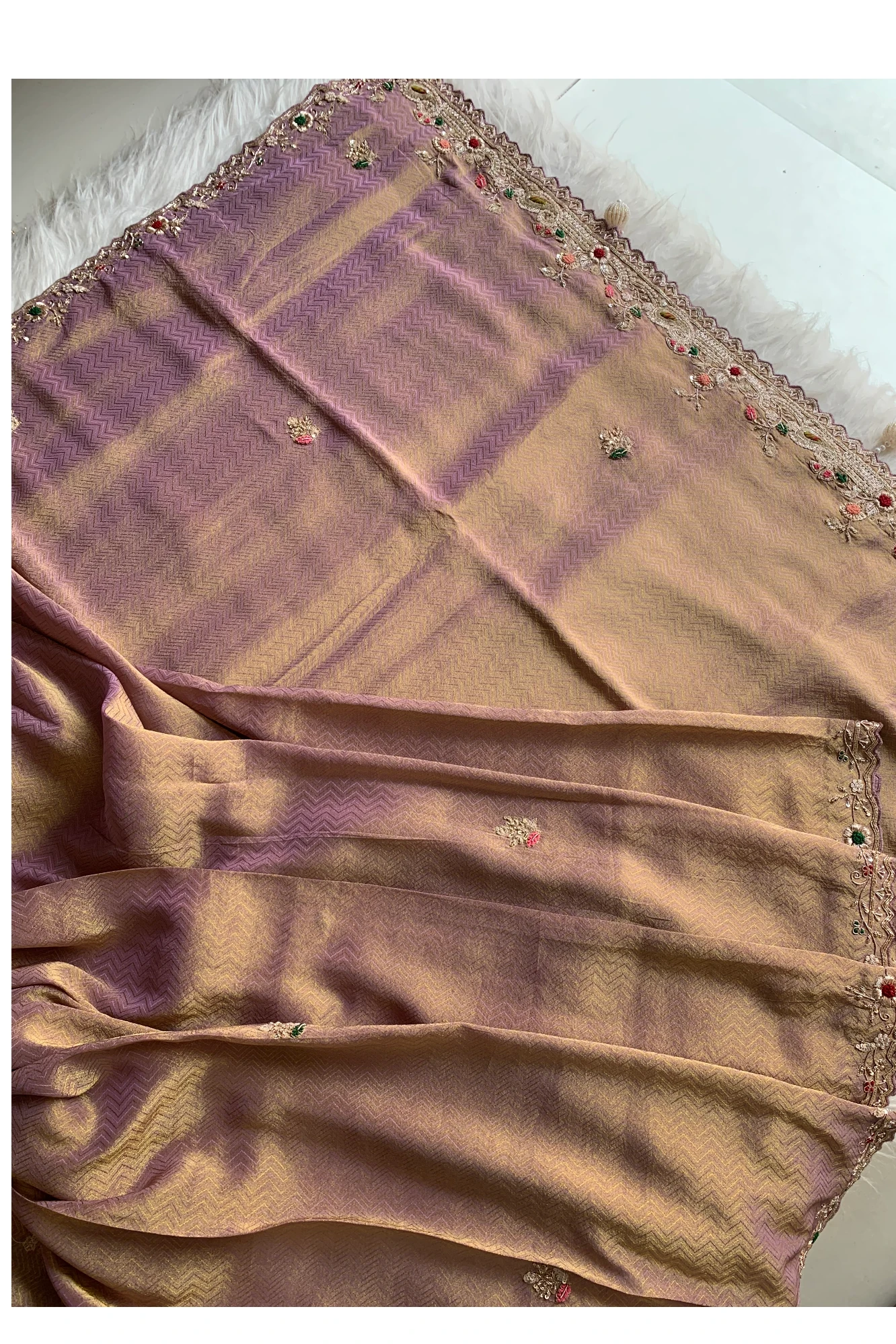 Purple Kanchipuram Silk Saree 5535 12