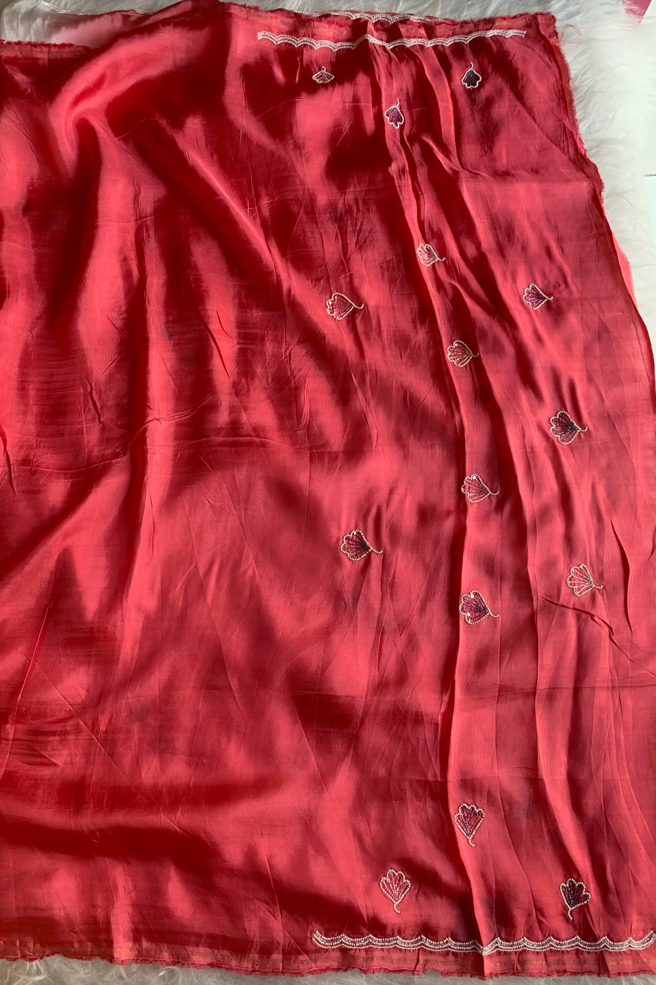 Shaded Habutai Silk Saree 5798 08