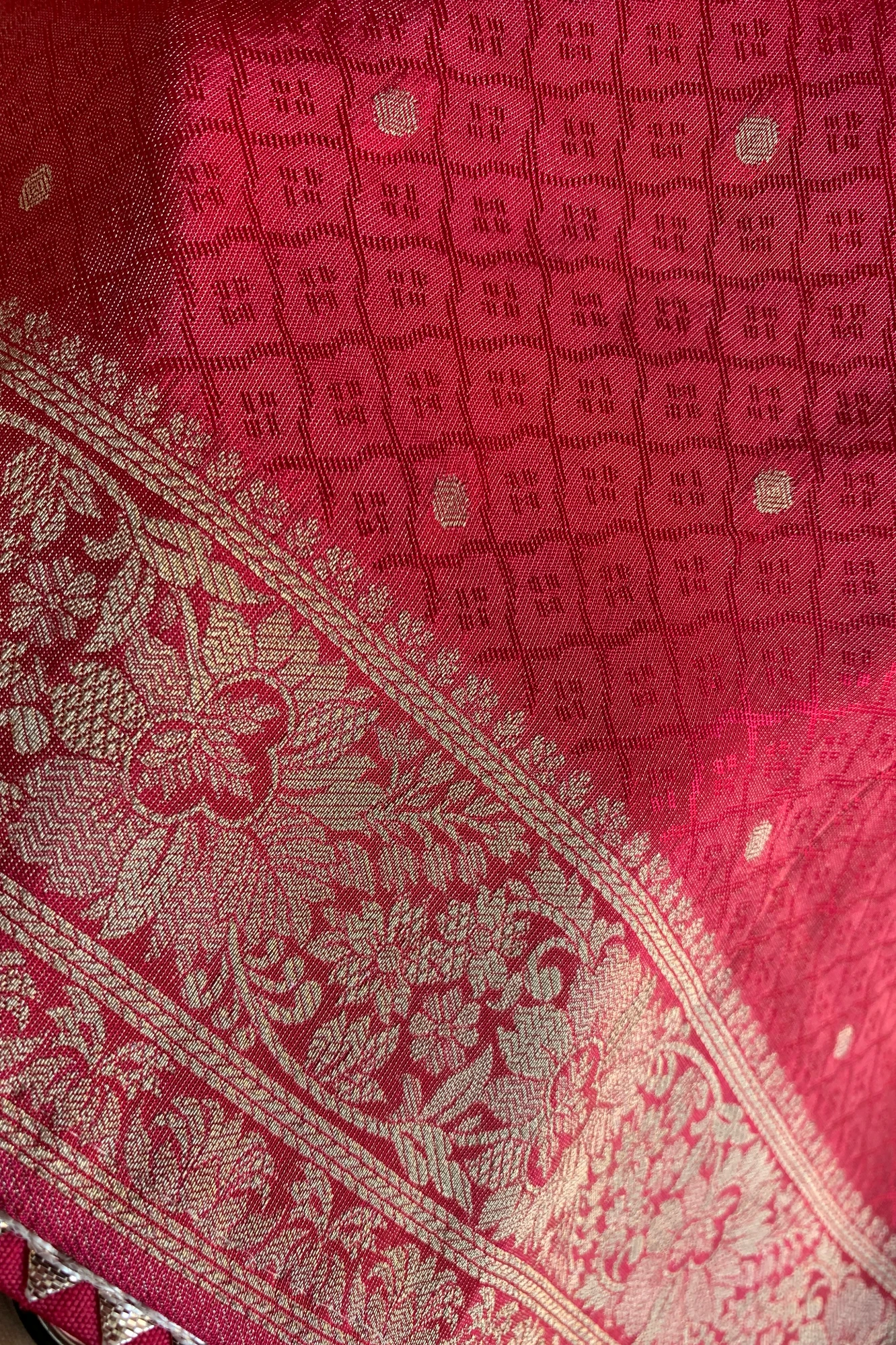 Red Banarasi Saree 5763 07