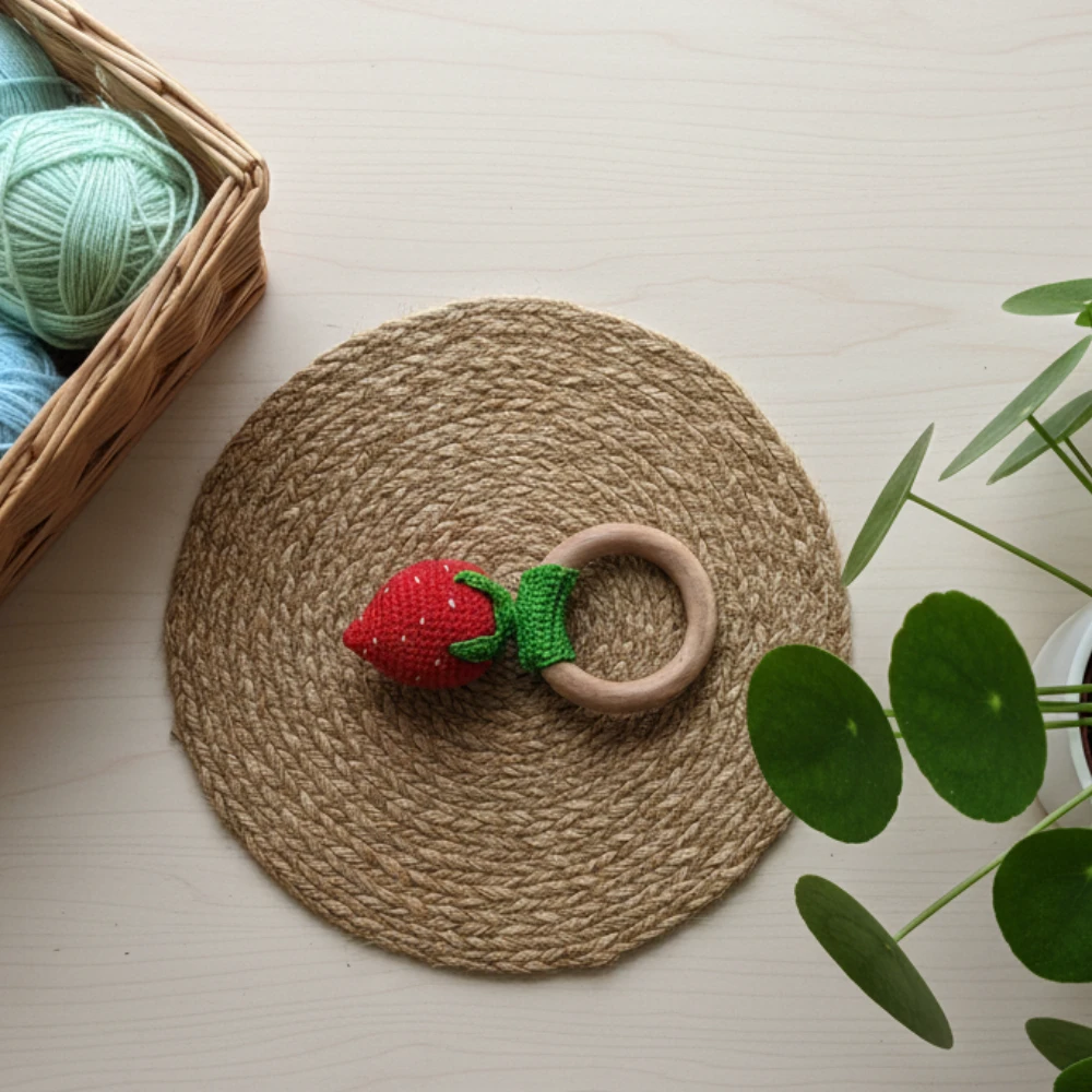 Strawberry Rattle & Teether