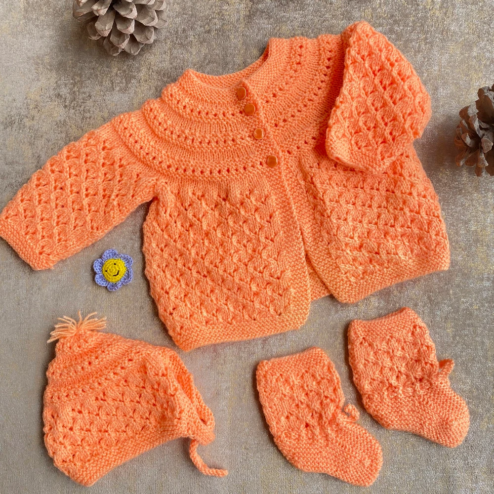 Coral Petal (Orange/6-12 M/0-3 M)