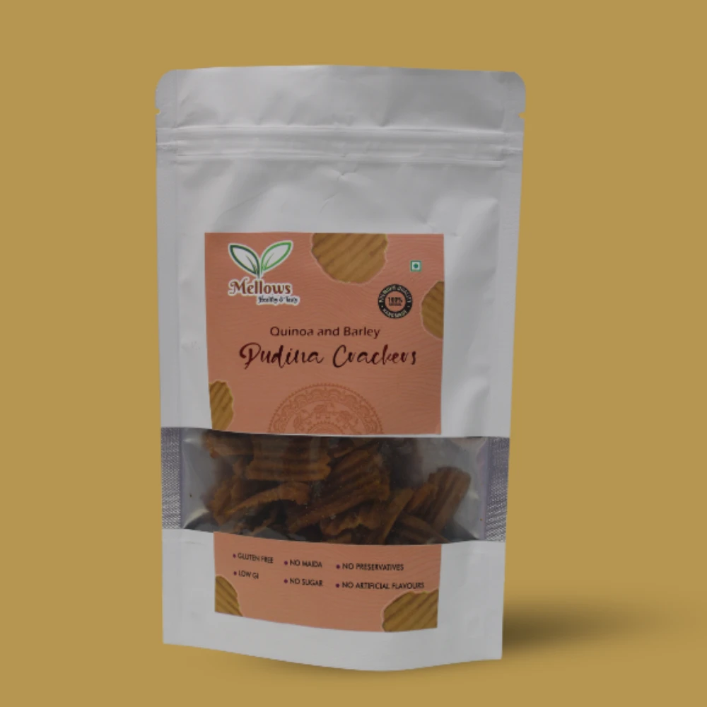 Pudina Quinoa Crackers
