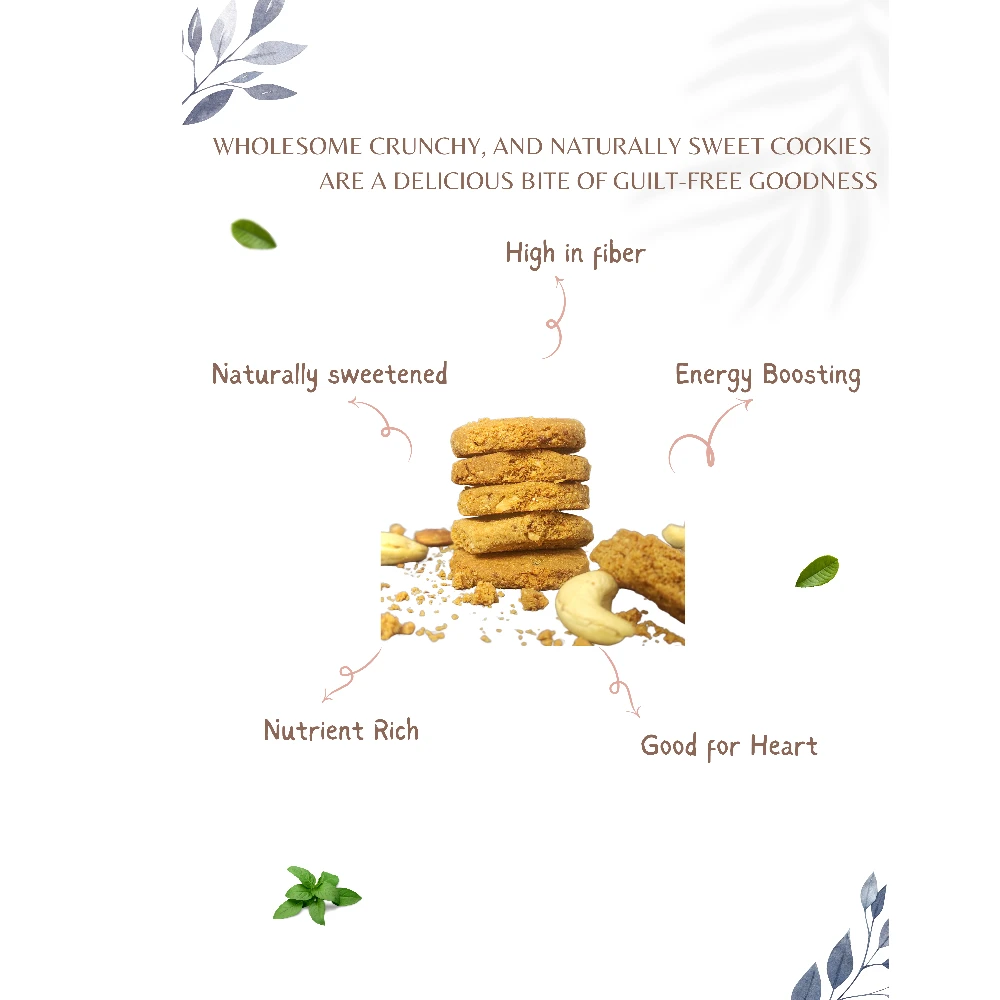 Dryfruit Oats Butter Cookies